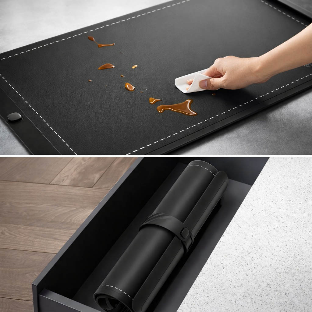 Elevate Your Dining Experience with the Upgraded Graphene Food Warming Mat - Versatile 6 Heat Settings for Perfectly Warmed Meals Anywhere!